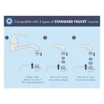 APEC Water Systems 4-in-1 Ceramic Countertop Water Filter System - Portable Drinking Water Purifier thumbnail 5