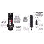 Sabre Police Strength Pepper Spray Kit with Keychain Spray and Glow-in-the-Dark Home Spray thumbnail 4
