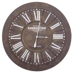 Yosemite Home Decor 39.5 in. Circular Iron Wall Clock - Oversized Industrial Rustic Roman Numeral Analog Clock thumbnail 1