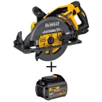 DEWALT 60V MAX FLEXVOLT 7-1/4 in. Brushless Wormdrive Style Circular Saw thumbnail 1