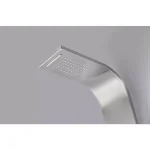 ANZZI Anchorage 60 in. 2-Jet Full Body Shower Panel System with Heavy Rain Head & Spray Wand, Brushed Steel thumbnail 9