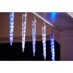 LightShow 10-Light Shooting Star Effect Icicle Lights, Icy Blue and White LED, 9 ft. thumbnail 5