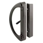 Prime-Line Black Diecast Sliding Glass Door Handle Set, 3-15/16 in. Mortise/Hook Style thumbnail 1