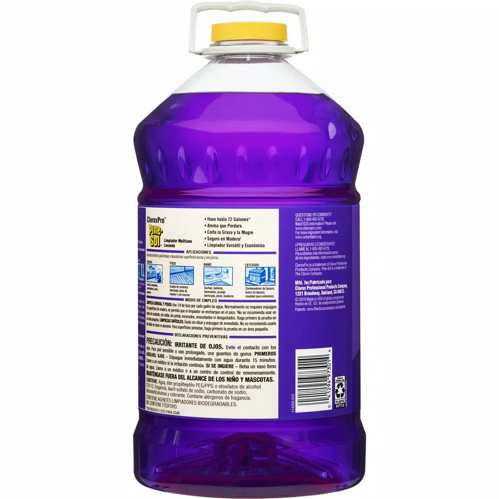 Pine-Sol CloroxPro Pine-Sol Professional All Purpose Cleaner, Lavender Clean, 144 oz.
