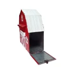 Alpine Corporation 54 in. Metal Letters to Santa Red Barnhouse Mailbox Garden Stake thumbnail 8