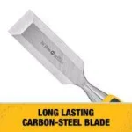 DEWALT 1-1/4 in. Wood Chisel with Carbon Steel Blade thumbnail 4