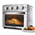 Boyel Living 24 Qt. Silver Stainless Steel Air Fryer Toaster Oven with 1700W Power and 4 Accessories thumbnail 8