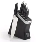 Unbranded Kenmore Pro Truman 6-Piece High Carbon Stainless Steel Cutlery Knife Set with Wood Block thumbnail 2