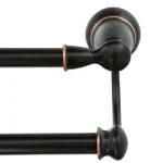 MOEN Banbury 24 in. Double Towel Bar, Mediterranean Bronze thumbnail 3