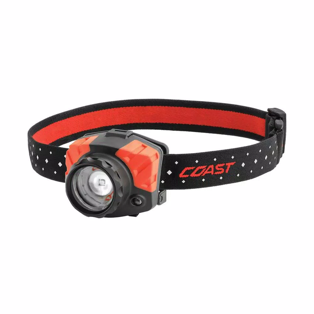 Coast FL85R 700 Lumen Rechargeable Dual Color LED Headlamp with Twist Focus