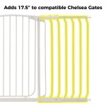 Dreambaby 17.5 in. Gate Extension for Chelsea Extra Tall Child Safety Gates, White thumbnail 2