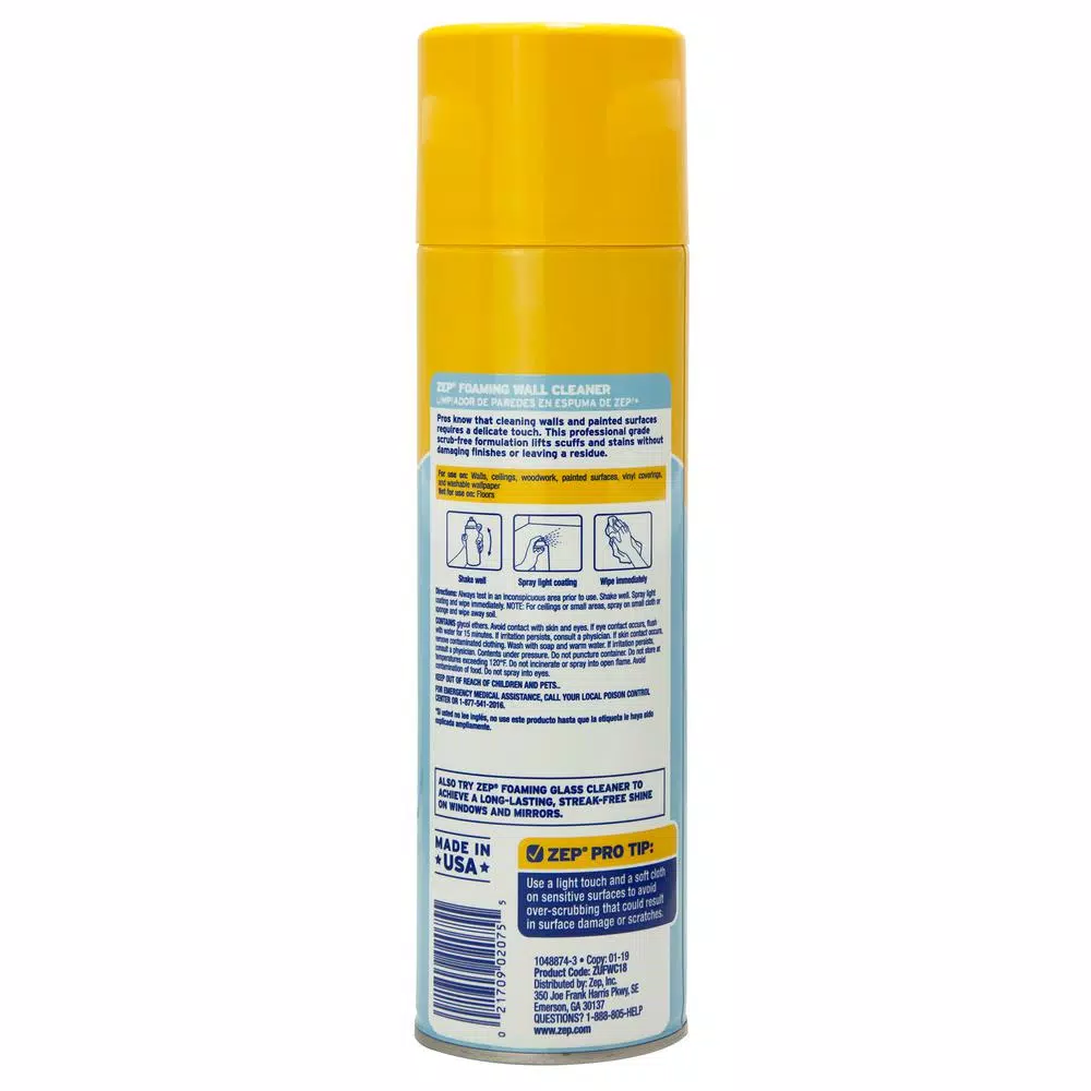 ZEP Foaming Wall Cleaner, 18 oz. (Case of 4)