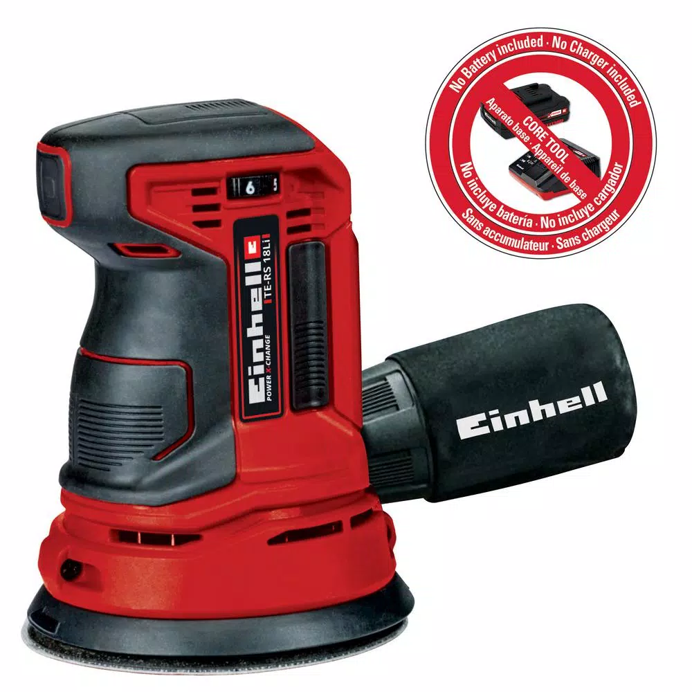 Einhell PXC 18V Cordless 5 in. Variable Speed Random Orbital Sander, Tool Only