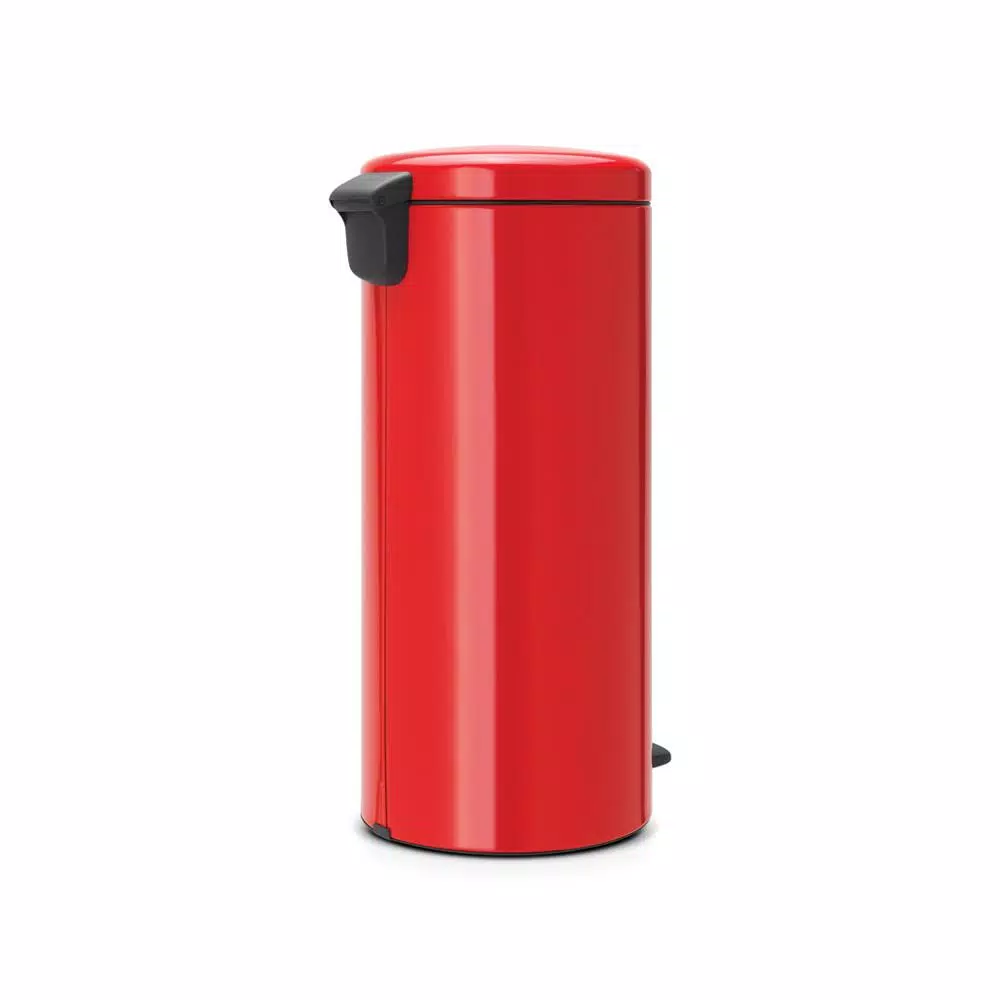 Brabantia Icon 8 Gallon Steel Step-On Trash Can - Passion Red