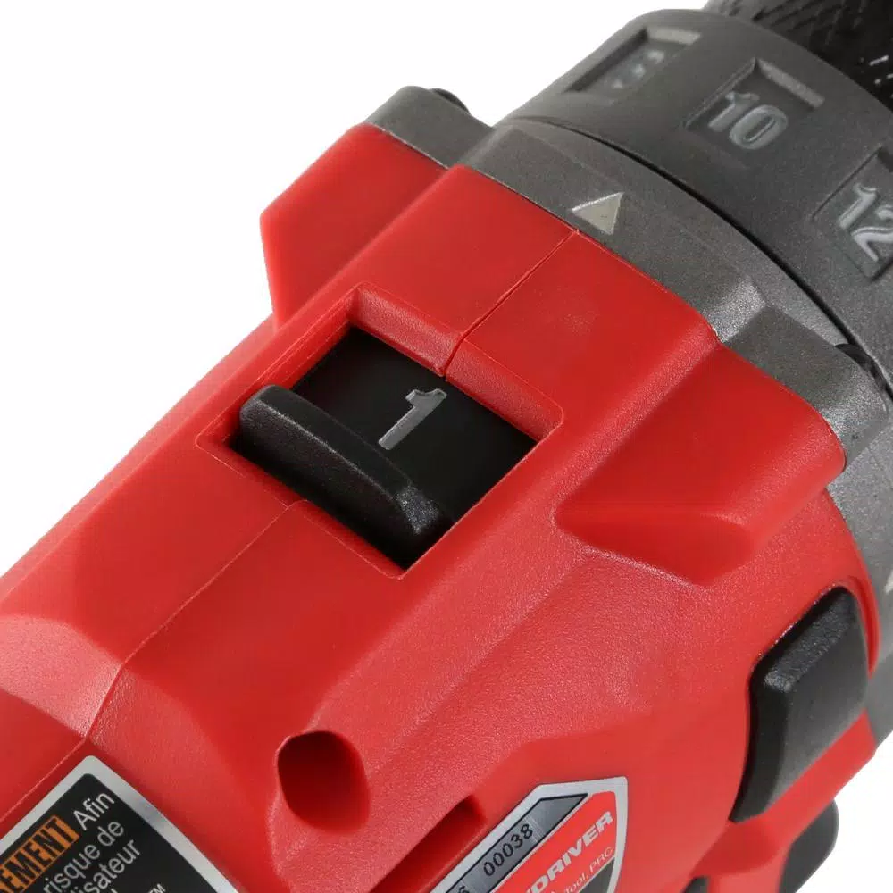 Milwaukee M12 FUEL 12V Brushless 1/2 in. Hammer Drill Kit with 4.0 Ah & 2.0 Ah Batteries and Case