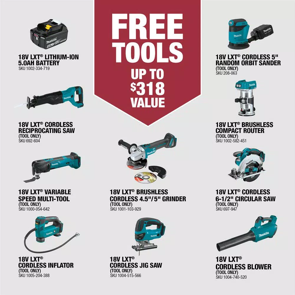 Makita 18V LXT Lithium-Ion 4.0 Ah Battery and Rapid Optimum Charger Starter Pack