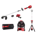 Milwaukee M18 FUEL QUIK-LOK String Trimmer 4-Tool Combo Kit with Radio, Fan & Light thumbnail 1