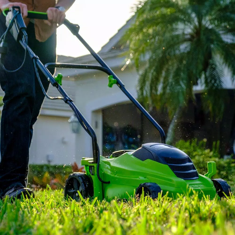 Earthwise 14 in. 11 Amp Corded Electric Walk Behind Push Lawn Mower