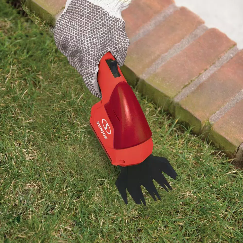 Sun Joe HJ605CC 2-in-1 Cordless Grass Shear and Hedge Trimmer with 3 ft. Extension Pole, 7.2V
