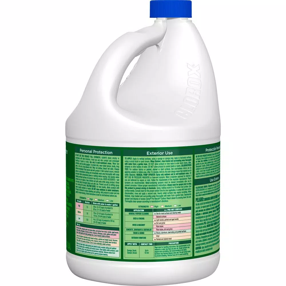 Clorox Pro Results Concentrated Outdoor Bleach Cleaner, 120 oz (2-Pack)
