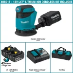 Makita 18V LXT Lithium-Ion 5 in. Random Orbit Sander Kit with 5.0Ah Battery and Charger thumbnail 2