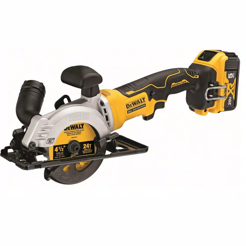 DEWALT ATOMIC 4-1/2 in. 24-Tooth Carbide Circular Saw Blade (2-Pack)
