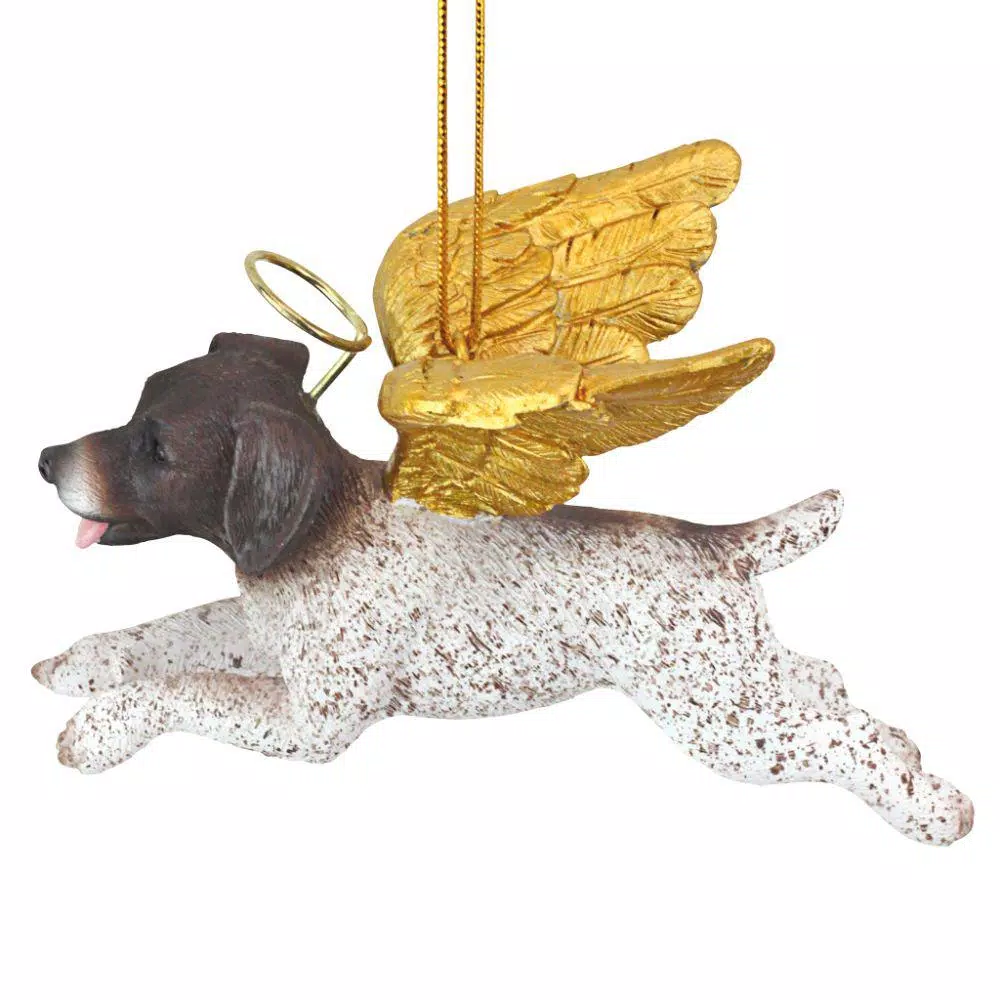 Design Toscano English Pointer Angel Dog Christmas Ornament