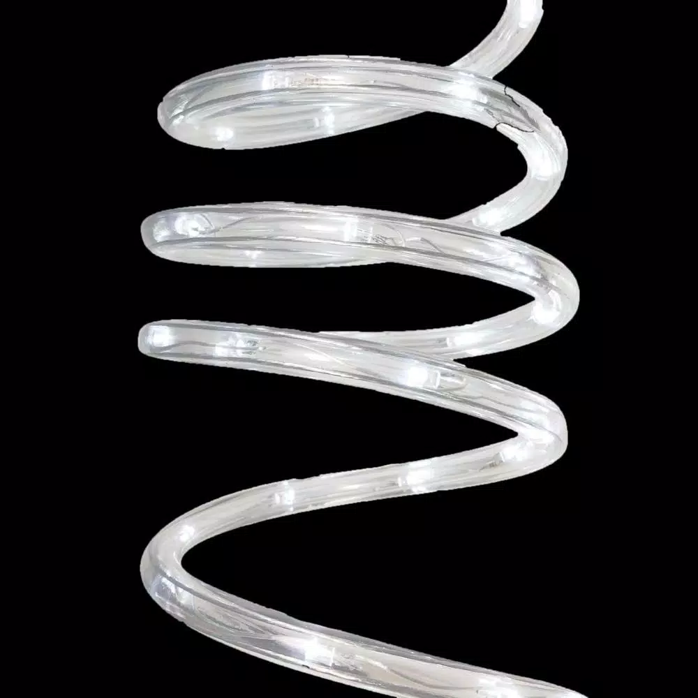 Brite Star 12 ft. 72-Light White Round Rope LED Specialty Lights