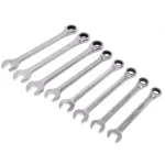 WEN 16-Piece Metric Ratcheting Combination Wrench Set with Storage Pouch thumbnail 3