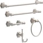 Delta Grandover SpotShield Brushed Nickel Towel Ring thumbnail 3