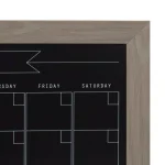 DesignOvation Beatrice Framed Magnetic Chalkboard Monthly Calendar Memo Board, 23 x 29 in. thumbnail 3
