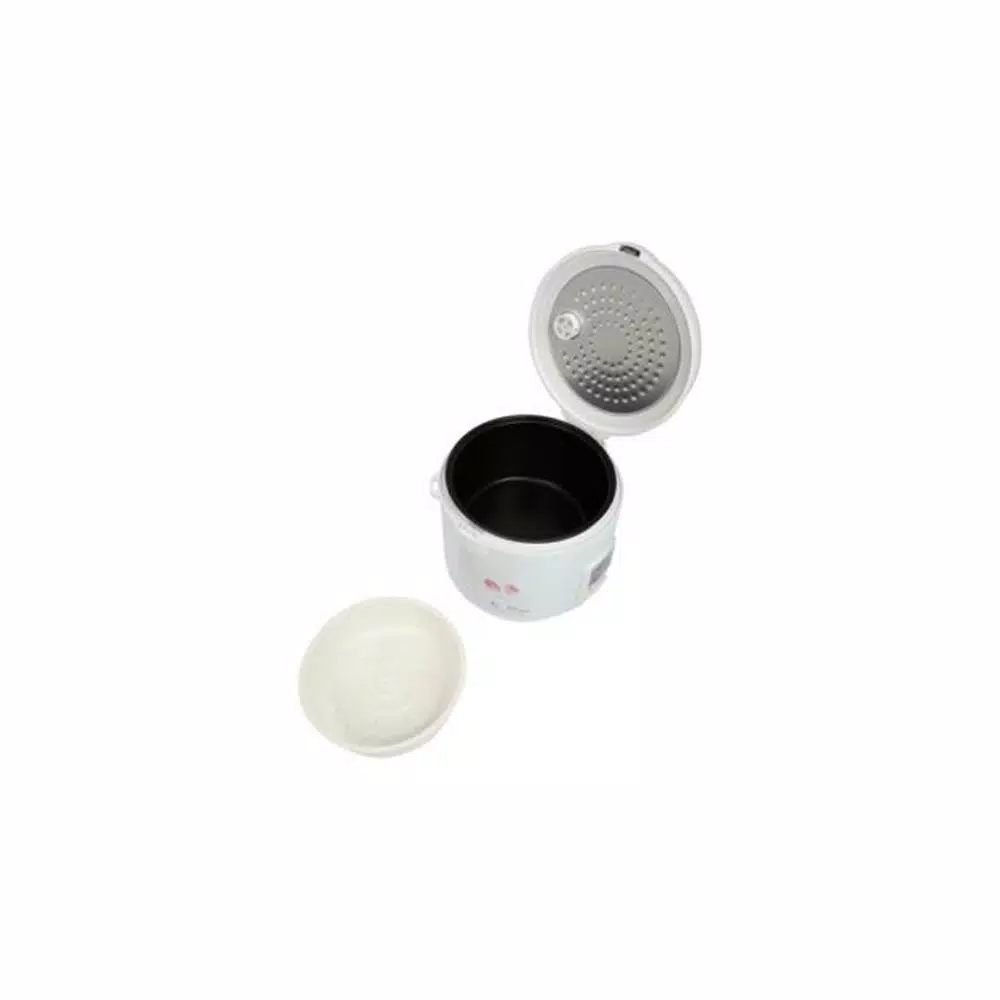 Tayama Cool Touch TRC-10 10-Cup Rice Cooker with Steamer and Non-Stick Inner Pot, White