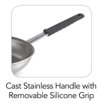 Tramontina Professional Fusion 12 in. Aluminum Nonstick Frying Pan, Satin Silver thumbnail 4