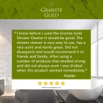 Granite Gold Professional Strength 24 oz. Natural Stone Shower and Bath Cleaner thumbnail 8