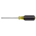Klein Tools #1 Square Recess Tip Screwdriver with 4 in. Round Shank and Cushion Grip Handle thumbnail 1