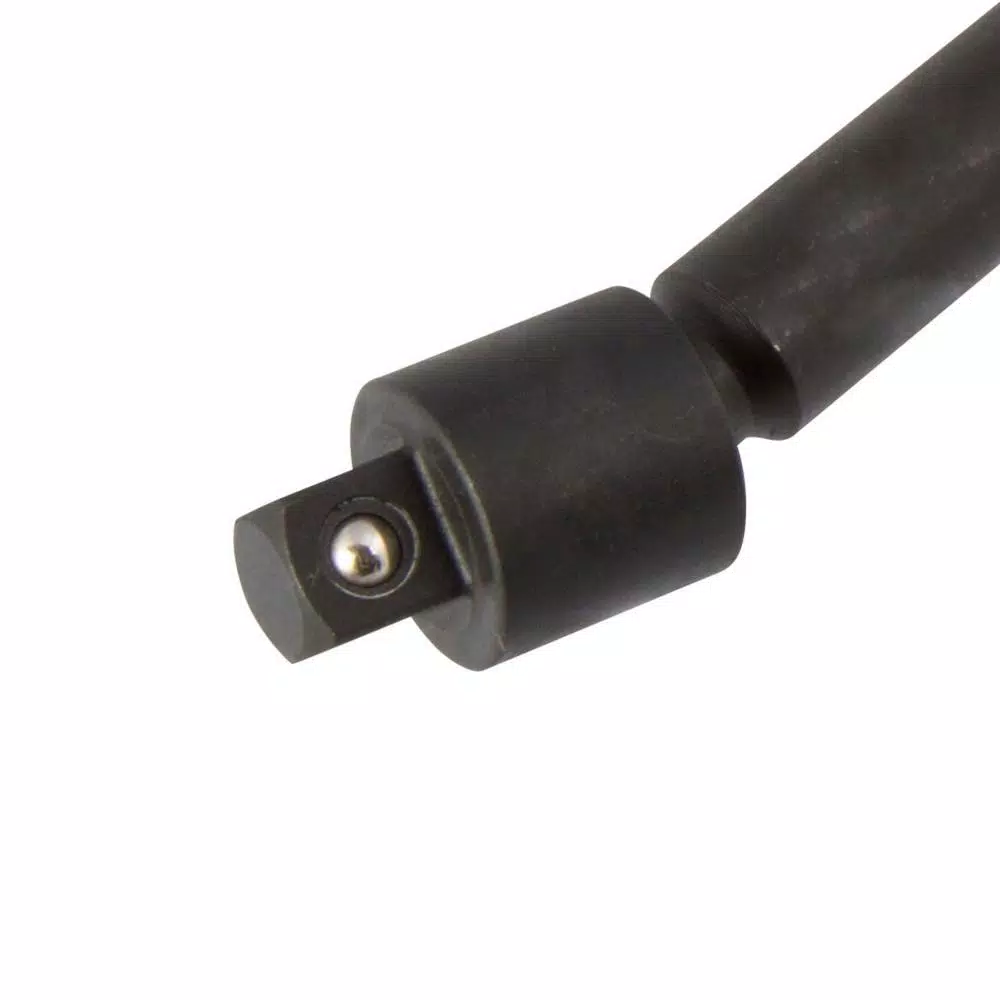 STEELMAN PRO 79991 1/2 in. Drive to 3/8 in. Pinless Swivel Impact Extension Bar, 9 in.