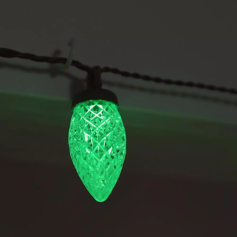 Novolink 25-Light C9 Wi-Fi RGB Color-Changing LED Christmas String Lights, Works with Alexa & Google Home