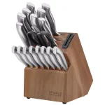Chicago Cutlery Insignia 18-Piece High-Carbon Stainless Steel Knife Set with Acacia Wood Block thumbnail 1