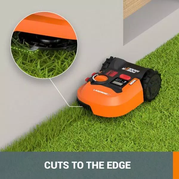 Worx Landroid M 20V Robotic Lawn Mower, 4 Ah Lithium-Ion Battery, 7 in. Cutting Width, Wi-Fi & App Control