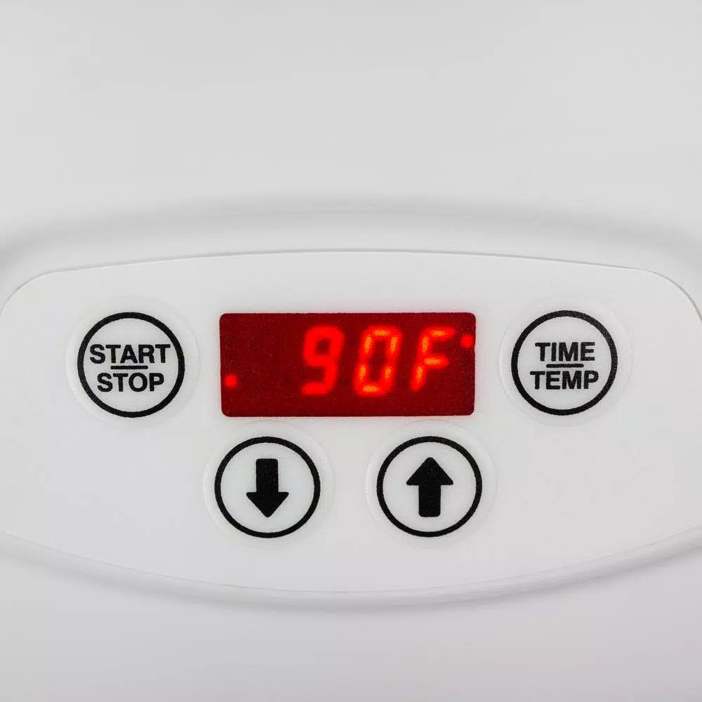 Nesco FD-1040 Gardenmaster Digital Pro Food Dehydrator, 1000W, 4-Tray Expandable White
