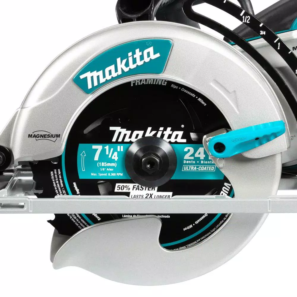 Makita 15 Amp 7-1/4 in. Corded Magnesium Hypoid Circular Saw with 24T Carbide Blade