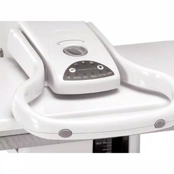 Singer Modern White Steam Press with Die-Cast Aluminum Base and Auto Shut-Off