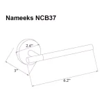 Nameeks General Hotel Contemporary Chrome Toilet Paper Holder thumbnail 2