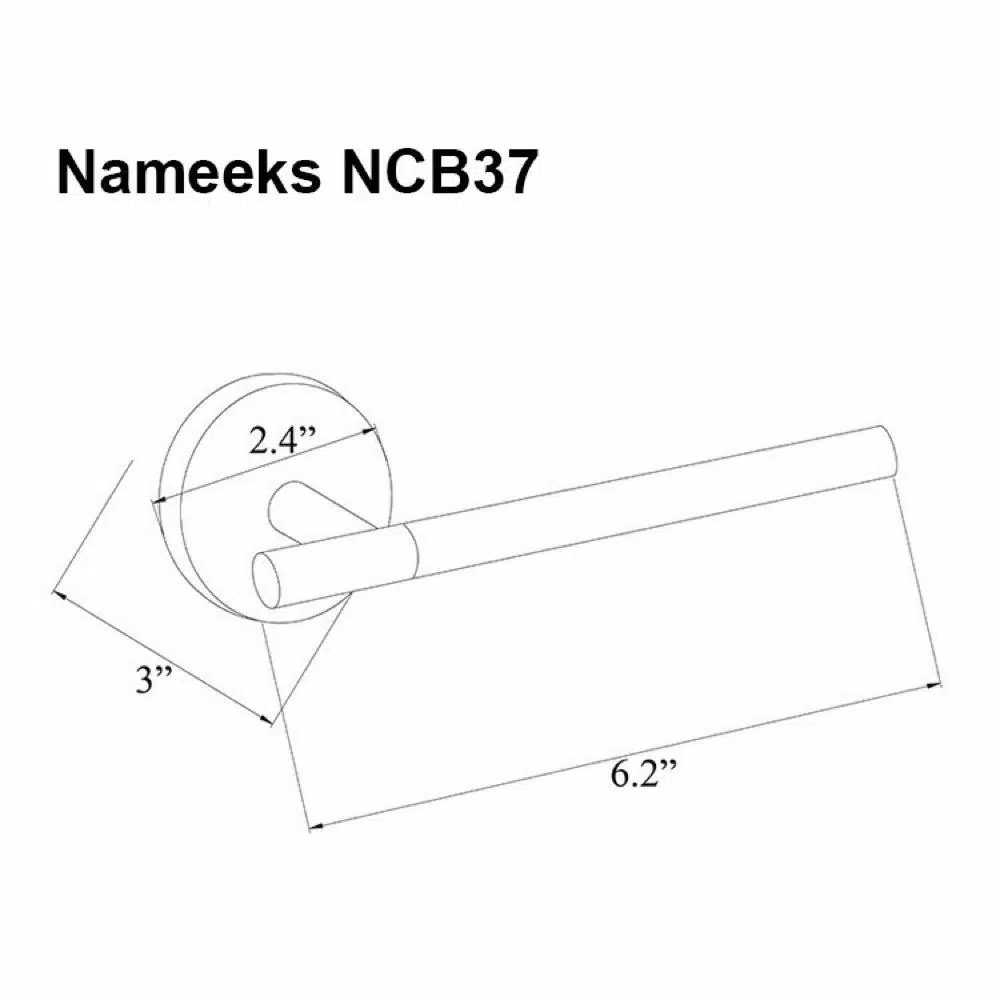 Nameeks General Hotel Contemporary Chrome Toilet Paper Holder