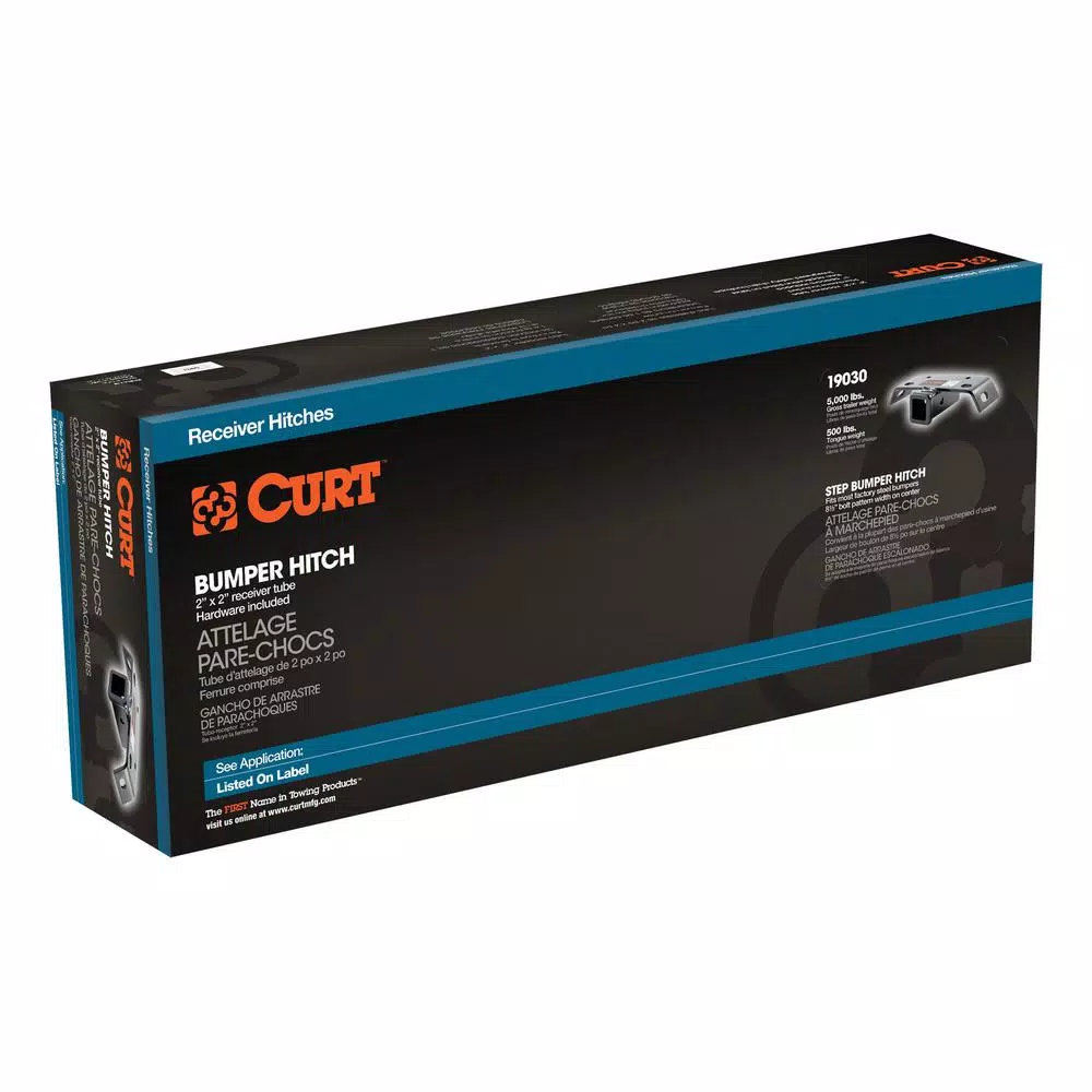 CURT Bumper Hitch with 2" Receiver - 5,000 lbs. Towing Capacity