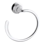 KOHLER Forte Sculpted 3-Piece Polished Chrome Bathroom Hardware Set thumbnail 5