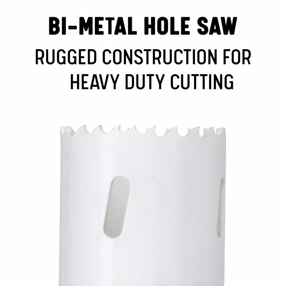 Drill America 14-Piece Bi-Metal Hole Saw Set with Arbors and Pilot Drill