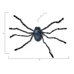 Worth Imports 32 in. Black Spider Halloween Prop Decor - Set of 2 thumbnail 2