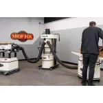 Shop Fox 2 HP Portable Cyclone Dust Collector, 1023 CFM, 220V thumbnail 2