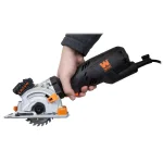 WEN 5 Amp 3-1/2 in. Compact Plunge Cut Circular Saw with Laser and Carrying Case thumbnail 2